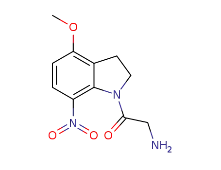 1-(2-aminoacetyl)-4-methoxy-7-nitroindoline