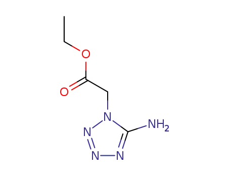Molecular Structure of 21744-57-0 (ETHYL (5-AMINO-1H-TETRAZOL-1-YL)ACETATE)