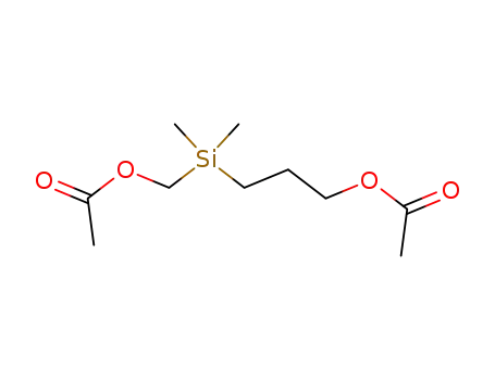 Molecular Structure of 2917-57-9 (3-{[(acetyloxy)methyl](dimethyl)silyl}propyl acetate)