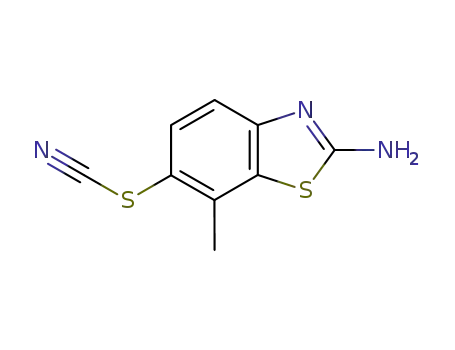 티오시 안산, 2- 아미노 -7- 메틸 -6- 벤조 티아 졸릴 에스테르 (9Cl)