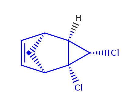 Molecular Structure of 29119-62-8 (Tricyclo[3.2.1.02,4]oct-6-ene, 2,3-dichloro-, anti-endo- (8CI))
