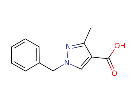 3-Methyl-1-(phenylmethyl)-1H-pyrazole-4-carboxylic acid