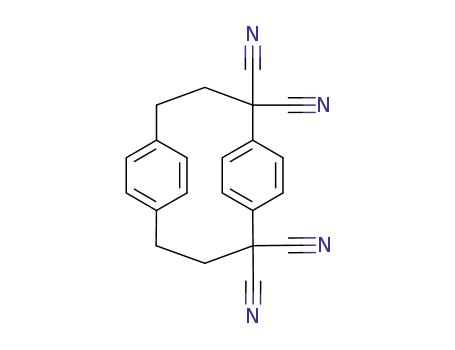 Tricyclo[10.2.2.2<sup>5,8</sup>]octadeca-1<sup>(15)</sup>,5<sup>(18)</sup>,6,8<sup>(17)</sup>,12<sup>(16)</sup>,13-hexaene-2,2,11,11-tetracarbonitrile