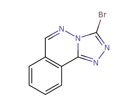 Molecular Structure of 21537-95-1 (3-Bromo-s-triazolo[3,4-a]phthalazine)