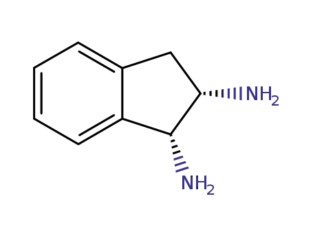 Molecular Structure of 218151-57-6 (1H-Indene-1,2-diamine,2,3-dihydro-,(1R,2S)-(9CI))