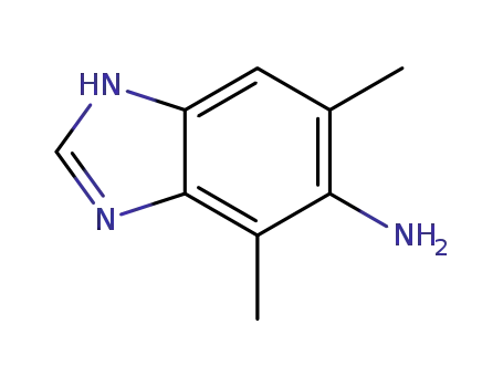 1H- 벤지 미다 졸 -5- 아민, 4,6- 디메틸-(9CI)