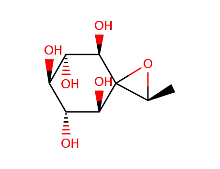 Molecular Structure of 29209-41-4 (2-methyl-1-oxaspiro[2.5]octane-4,5,6,7,8-pentol)