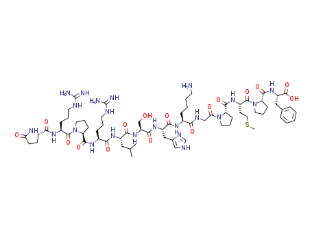 L-Phenylalanine,5-oxo-L-prolyl-L-arginyl-L-prolyl-L-arginyl-L-leucyl-L-seryl-L-histidyl-L-lysylglycyl-L-prolyl-L-methionyl-L-prolyl-