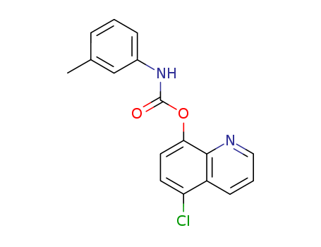 Carbanilic acid,m-methyl-, 5-chloro-8-quinolyl ester (8CI) cas  21617-01-6