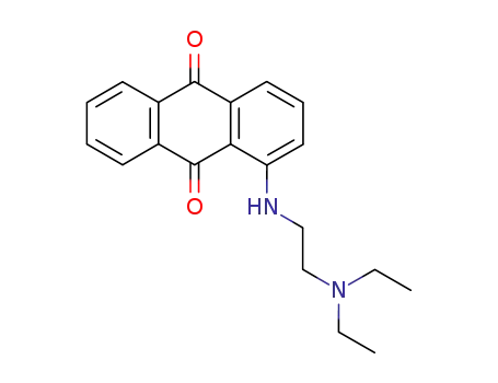Molecular Structure of 28843-85-8 (1-{[2-(diethylamino)ethyl]amino}anthracene-9,10-dione)
