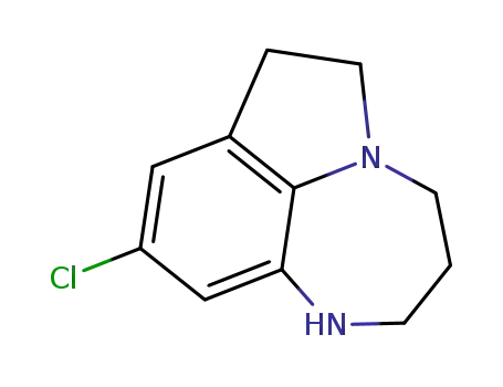 9- 클로로 -1,2,3,4,6,7- 헥사 하이드로 피 롤로 [1,2,3-ef] -1,5- 벤조디아제핀