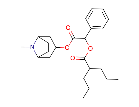 Molecular Structure of 29135-16-8 (Di-n-propylacetyl-homatropine [French])