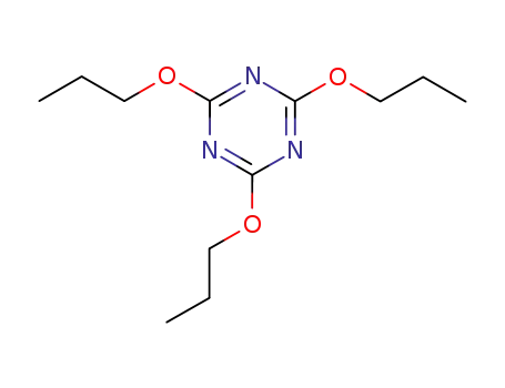 Molecular Structure of 29263-10-3 (2,4,6-tripropoxy-1,3,5-triazine)