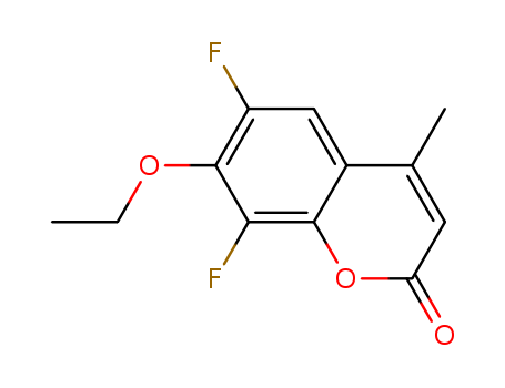 2H-1-Benzopyran-2-one,7-ethoxy-6,8-difluoro-4-methyl-