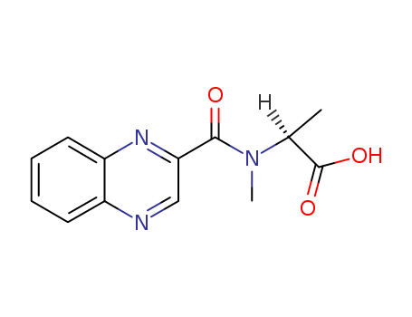 Alanine,N-methyl-N-(2-quinoxalinylcarbonyl)-, L- (8CI) cas  21704-83-6
