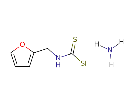 Molecular Structure of 78194-82-8 (Furan-2-ylmethyl-dithiocarbamic acid; compound with ammonia)