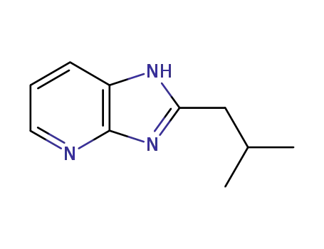 Molecular Structure of 21714-57-8 (2-ISOBUTYL-3H-IMIDAZO[4,5-B]PYRIDINE)