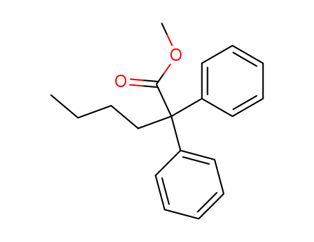 2,2-diphenyl-hexanoic acid methyl ester