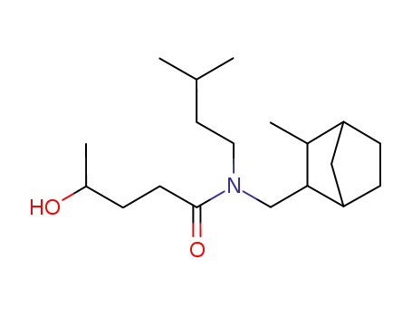 Molecular Structure of 28939-74-4 (4-hydroxy-N-[(3-methylbicyclo[2.2.1]hept-2-yl)methyl]-N-(3-methylbutyl)pentanamide)