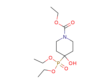 4-(Diethoxy-phosphoryl)-4-hydroxy-piperidine-1-carboxylic acid ethyl ester