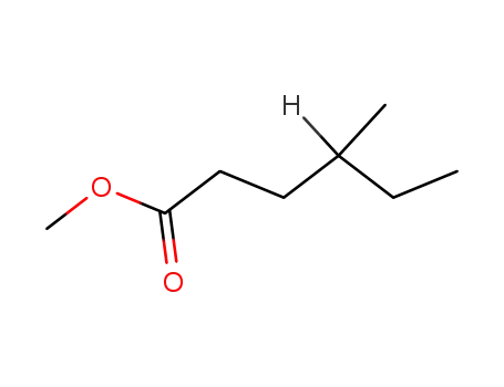 Molecular Structure of 2177-82-4 (Hexanoic acid,4-methyl-, methyl ester)