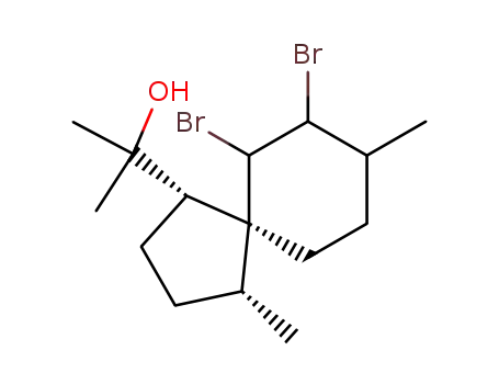 2-((1S,4R,5S)-6,7-Dibromo-4,8-dimethyl-spiro[4.5]dec-1-yl)-propan-2-ol