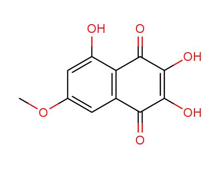 1,4,5-TRIHYDROXY-7-METHOXY-NAPHTHALENE-2,3-DIONECAS