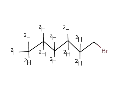 Molecular Structure of 2159-17-3 (1-BROMOHEXANE-2,2,3,3,4,4,5,5,6,6,6-D11)