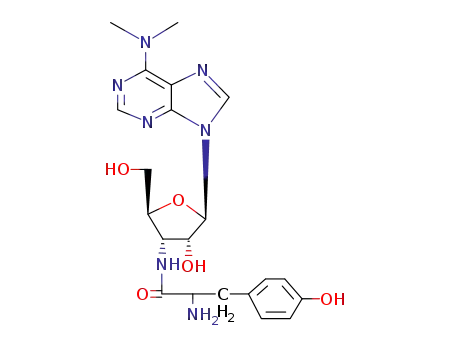 Molecular Structure of 21708-87-2 (O-demethylpuromycin)