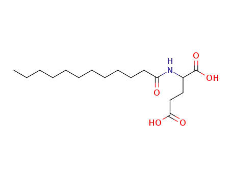 Molecular Structure of 29047-63-0 (N-dodecanoylglutamic acid)