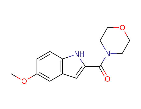 (5-메톡시-1H-인돌-2-일)-모르폴린-4-일-메탄온