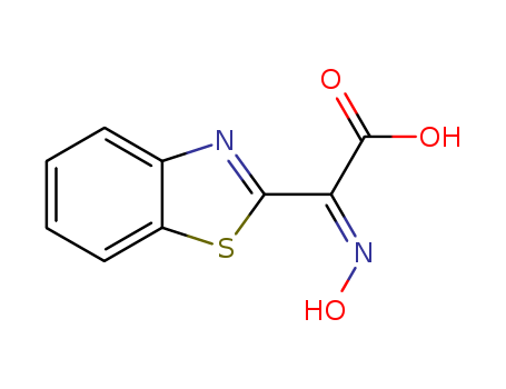2-BENZO[D]THIAZOLEGLYOXYLIC ACID,A-OXIME,(E)-