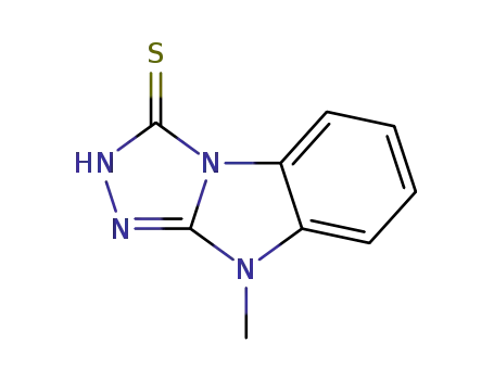 Molecular Structure of 2165-12-0 (9-methyl-2,9-dihydro-3H-benzo[4,5]imidazo[2,1-c][1,2,4]triazole-3-thione)