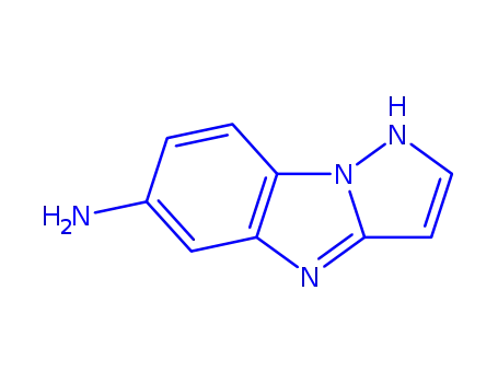 Molecular Structure of 217318-25-7 (1H-Pyrazolo[1,5-a]benzimidazol-6-amine(9CI))