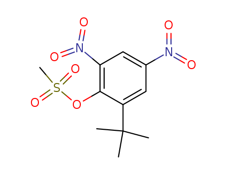 Phenol,2-(1,1-dimethylethyl)-4,6-dinitro-, 1-methanesulfonate