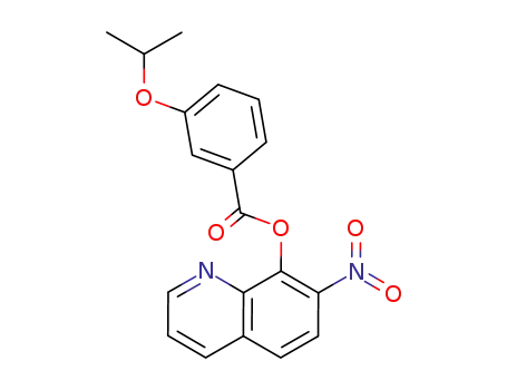 7-니트로-8-퀴놀리닐=m-이소프로폭시벤조에이트