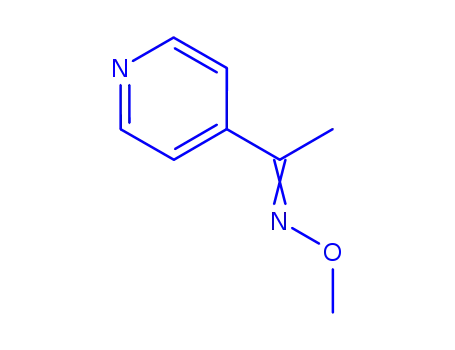 Ethanone, 1-(4-pyridinyl)-, O-methyloxime, (1E)- (9CI)
