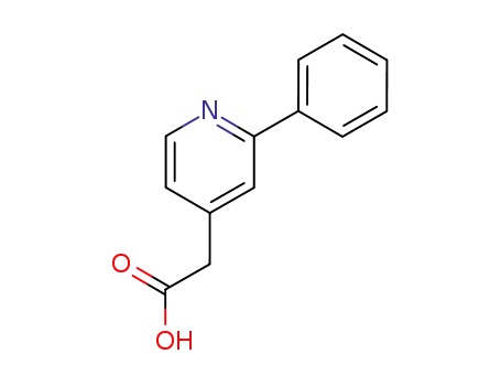 Molecular Structure of 28926-93-4 (2-(2-phenylpyridin-4-yl)acetic acid)