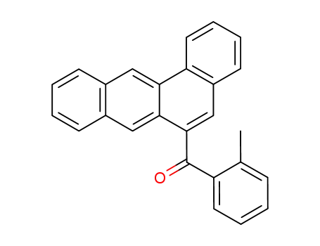 Molecular Structure of 101763-90-0 (o-Toluoyl-tetraphen)