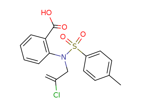 Benzoic acid,2-[(2-chloro-2-propen-1-yl)[(4-methylphenyl)sulfonyl]amino]- cas  29247-71-0
