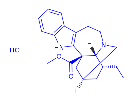 6,9-Methano-5H-pyrido[1',2':1,2]azepino[4,5-b]indole-6(6aH)-carboxylicacid, 7-ethyl-7,8,9,10,12,13-hexahydro-, methyl ester, hydrochloride (1:1),(6S,6aS,7S,9R,11S)-