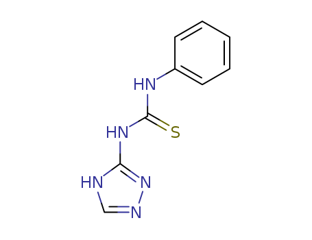 Thiourea,N-phenyl-N'-1H-1,2,4-triazol-5-yl- cas  21732-01-4