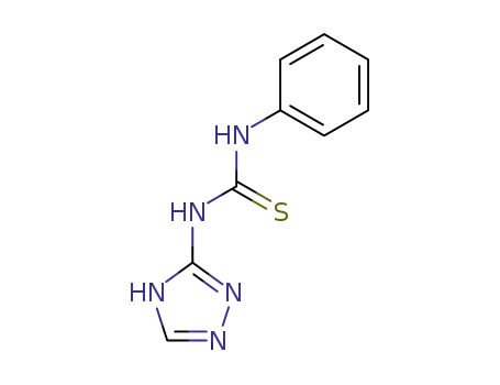 Molecular Structure of 21732-01-4 (1-phenyl-3-(1H-1,2,4-triazol-5-yl)thiourea)