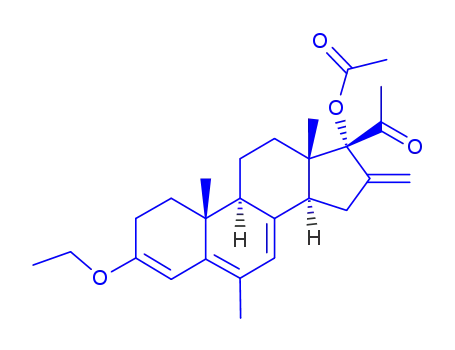 3-Ethoxy-6-methyl-16-methylidene-20-oxopregna-3,5,7-trien-17-yl acetate