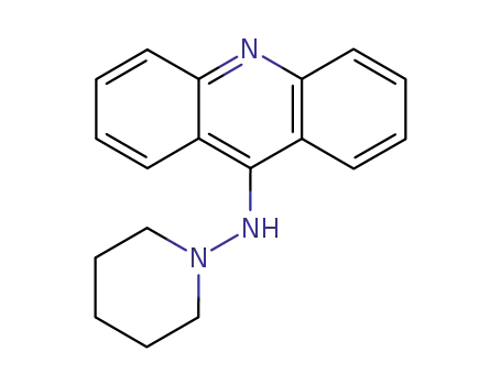 Molecular Structure of 28846-40-4 (N-(1-piperidyl)acridin-9-amine)