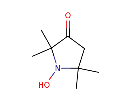 Molecular Structure of 170642-05-4 (1-Hydroxy-2,2,5,5-tetramethyl-pyrrolidin-3-one)