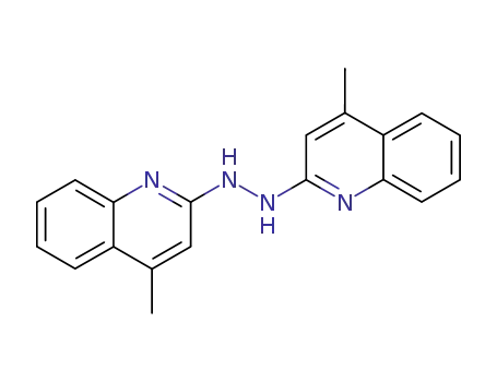 <i>N</i>,<i>N</i>'-bis-(4-methyl-[2]quinolyl)-hydrazine