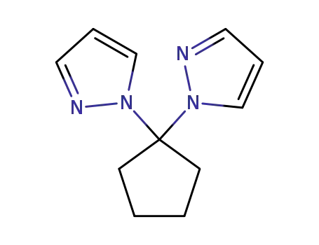 Molecular Structure of 28791-87-9 (1,1'-cyclopentylidenebis-1H-pyrazole)