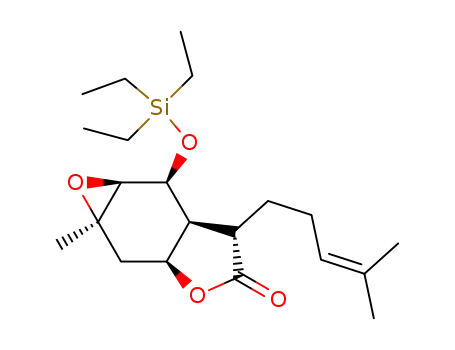 (1aS,2aS,5S,5aS,6S,6aS)-2,2a,5,5a,6,6a-hexahydro-1a-methyl-5-(4-methyl-3-pentenyl)-6-<(triethylsilyl)oxy>oxireno<f>benzofuran-4(1aH)-one