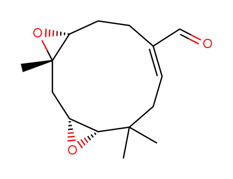 (E)-(1R,3S,5R,12S)-3,11,11-Trimethyl-4,13-dioxa-tricyclo[10.1.0.0<sup>3,5</sup>]tridec-8-ene-8-carbaldehyde
